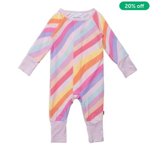 pink shine modal magnetic grow with me convertible coverall