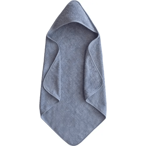 mushie Baby Hooded Towel | Organic Cotton (Tradewinds)
