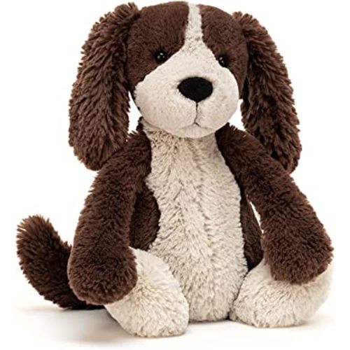 Jellycat Bashful Fudge Puppy Dog Stuffed Animal, Medium