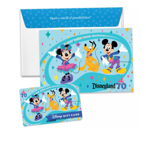 Disneyland Resort 70th Celebration Disney Gift Card | Disney Store