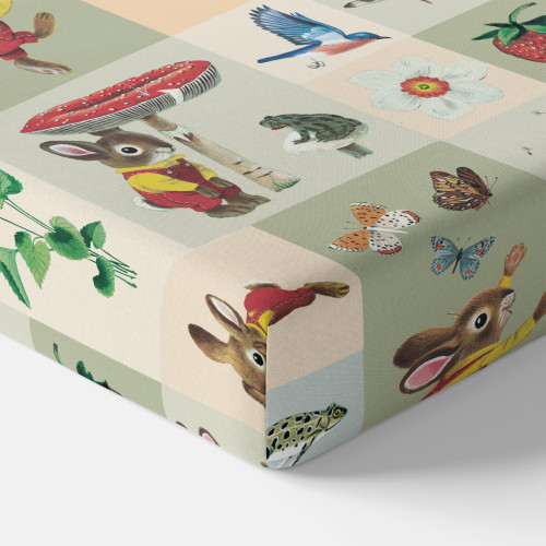 Richard Scarry's I Am A Bunny Sunny Days Crib Sheet