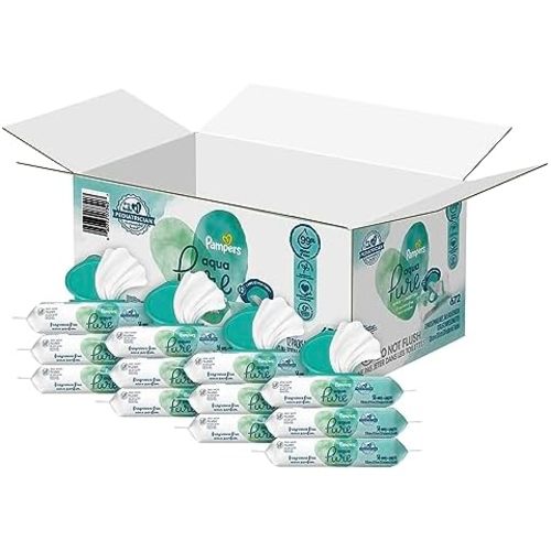 Amazon.com: Pampers Sensitive Baby Wipes - Baby Wipes Combo, 84 Count (Pack of 12), Water Based, Hypoallergenic and Unscented (Packaging May Vary) : Baby