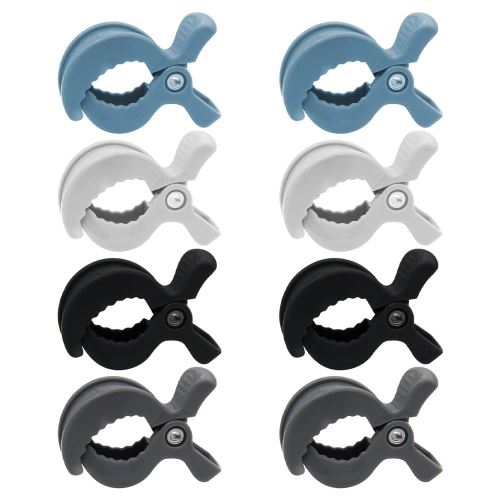 8 Pack Colorful Stroller Clips Pegs to Hook Muslin and Toys Seat Cover Blanket Clips Plastic Universal Clip
