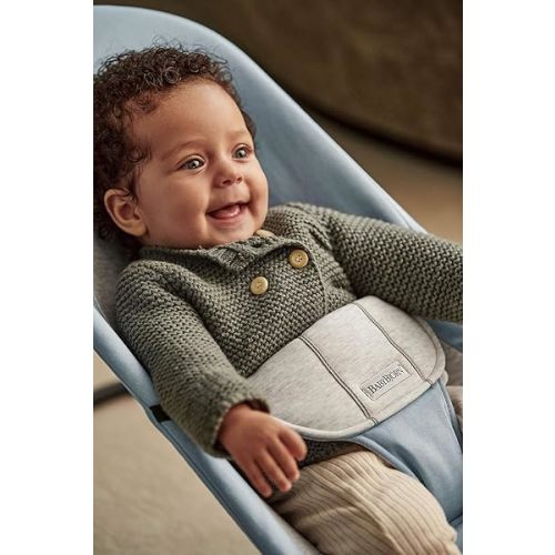 BabyBjörn Bouncer Balance Soft, Cotton, Black/Dark Gray