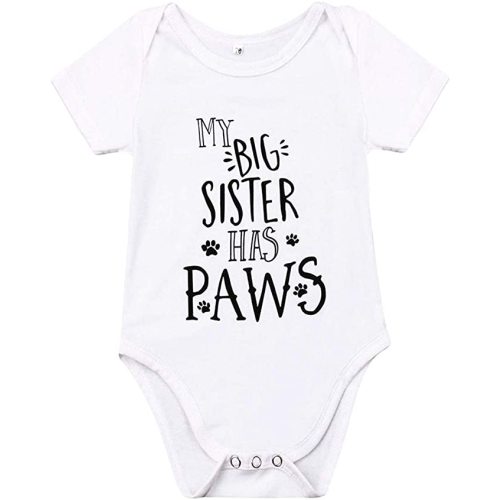 Big Sister Has Paws Onesie