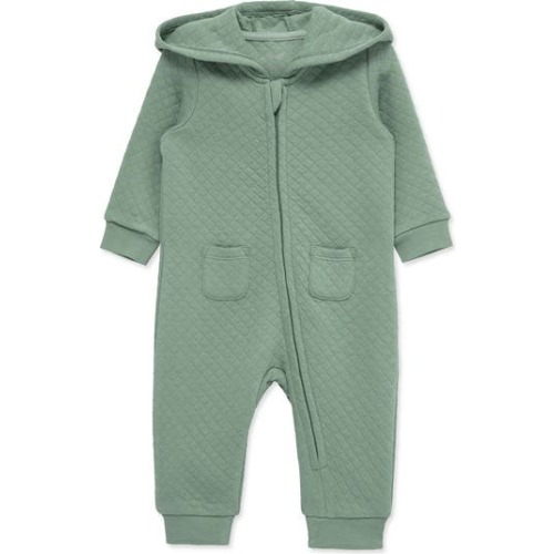 Little Me Hooded Diamond Quilted Romper | Nordstromrack