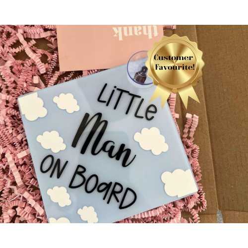 Personalised Baby On Board Sign, Acrylic Baby on Board Sign, Custom Baby Car Sign, Mothers Day Gift, New Mum Gift, New Baby Gift, Car sign