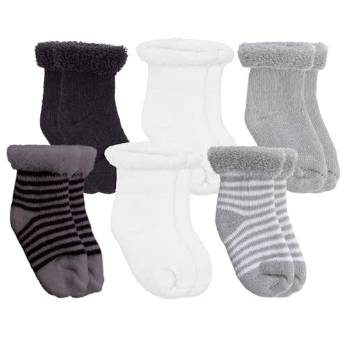 Kushies Newborn Terry Socks