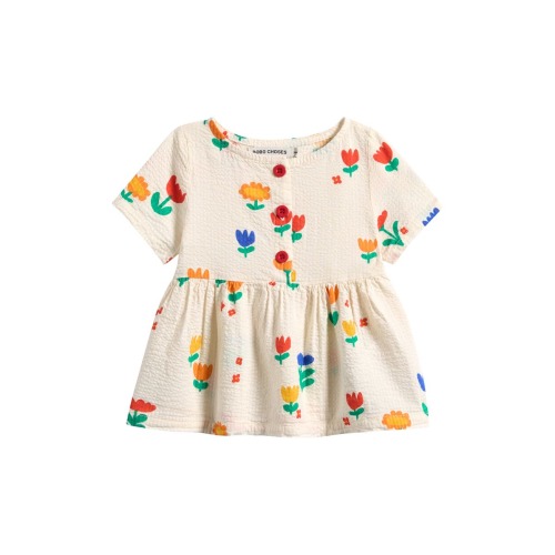 Garden Party Cotton Seersucker Dress, 6M