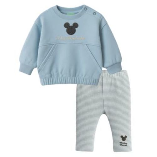 Baby Boys' Mickey Mouse Long Sleeve Sweatshirt and Pants, 18M