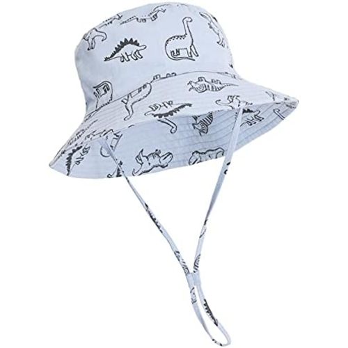 Baby Sun Hat UPF 50+ Sun Protective Toddler Bucket Hat Summer Kids Beach Hats Wide Brim Outdoor Play Hat for Boys Girls