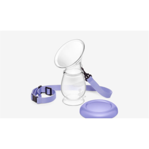 Lansinoh Manual Breast Pump, Hand Pump with Comfortable Flange, Includes 5oz Baby Bottle with Slow Flow Nipple, Breastfeeding Essentials