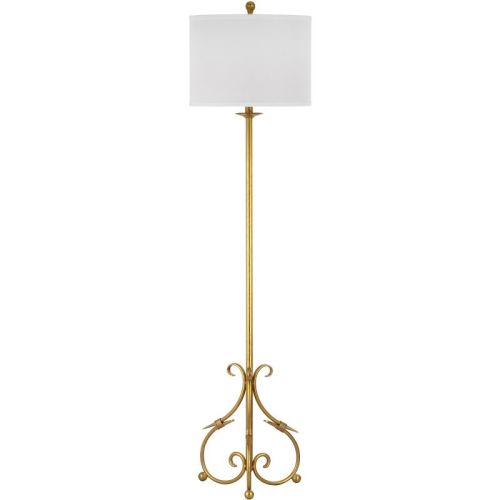 Elisa Baroque Floor Lamp - LIT4346 - Gold - Safavieh