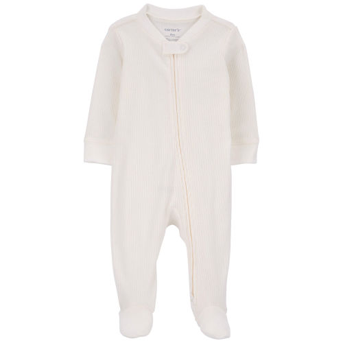 Baby 1-Piece Thermal Textured Footie Pajamas