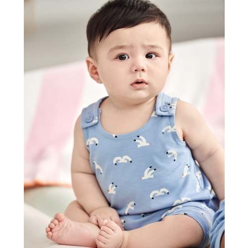Baby Sleeveless Shortie Romper | Hanna Andersson