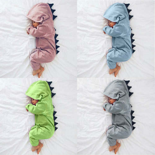 Baby Girls Boys Dinosaur Romper