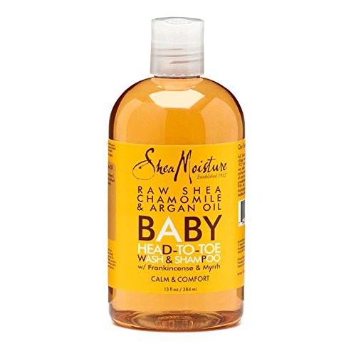 Shea Moisture Raw Shea Butter Chamomile & Argan Oil Baby Head-to-Toe Wash & Shampoo - 13 oz