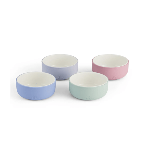 Porcelain Bowl with Silicone Sleeves