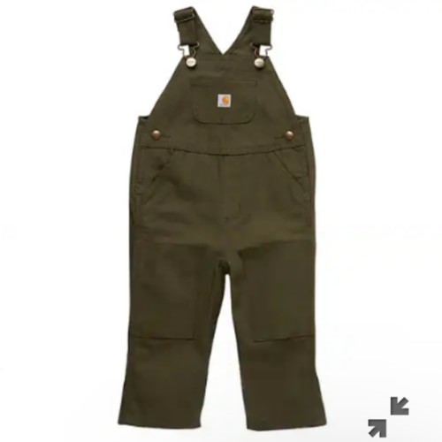 Kids' Loose Fit Canvas Bib Overall (Infant/Toddler) | Gear | Carhartt