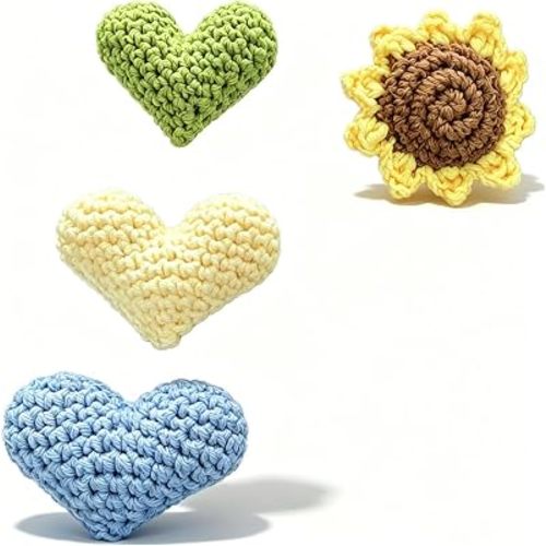 (4 Pcs) Scent Bonding Hearts NICU Preemie Bonding Hearts Nicu Baby Essentials for Infant Preemie and Parent Bonding Nicu Gifts, Mothers Essential Pick