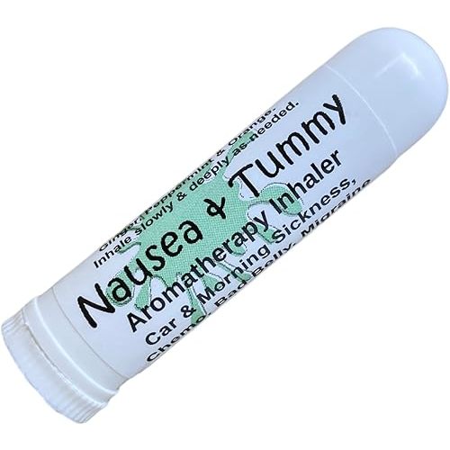 Urban ReLeaf Nausea & Tummy Aromatherapy Inhaler! Fast Relief. 100% Natural, Drug Free Pocket or Purse Stick, Handy Portable. Essential Oils of Ginger, Peppermint, and Orange. Made Fresh in The USA!