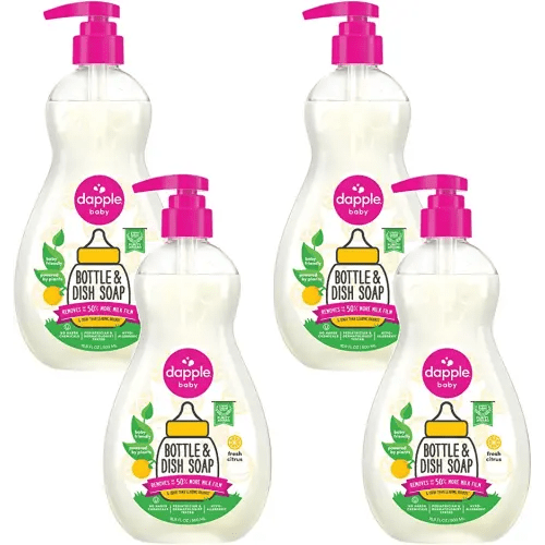 dapple Dish and Bottle Soap Fresh Citrus 16.9Oz - Pack of 4
