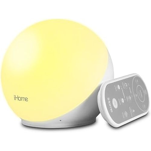 iHome Sound Machine with Night Light for Baby, White Noise Machine and Baby Soother Includes Sleep Sounds and Lullabies, Ideal Baby Shower Gifts and Gifts for New Parents