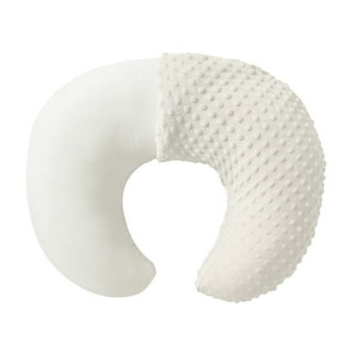 Nursing Pillow and Positioner with Cover for Breastfeeding and Bottle Feeding, Propping Baby, Tummy Time, Baby Sitting Support, Awake-Time Support (Beige, 22" x 17.7" x 5.9")