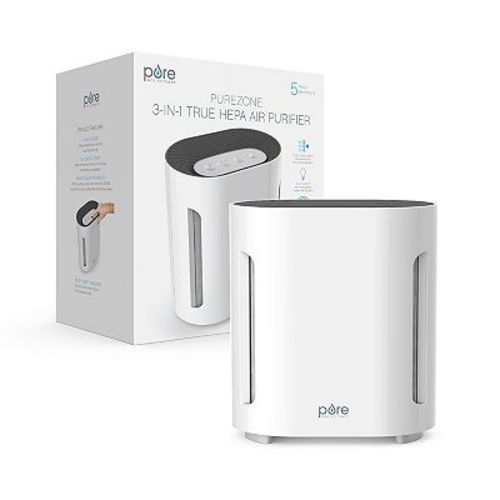 Pure Enrichment White True HEPA Air Purifier with UV-C Light