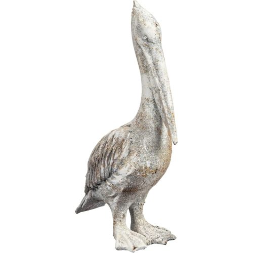Creative Co-Op Resin Pelican with Distressed White Finish