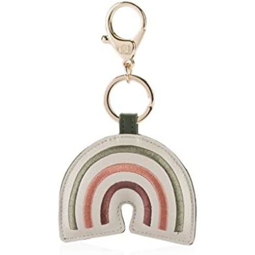 Itzy Ritzy Puffy Diaper Bag Charm – Vegan Leather Keychain Accessory with Hinged Clasp – Stylish Charm for Purses, Totes & Backpacks