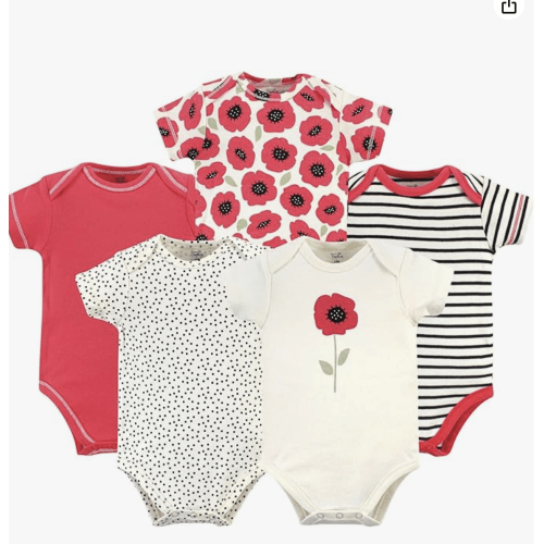 Touched by Nature Unisex Baby Organic Cotton Bodysuits