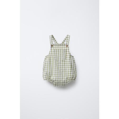 GINGHAM JUMPSUIT |ZARA | 3-6mo
