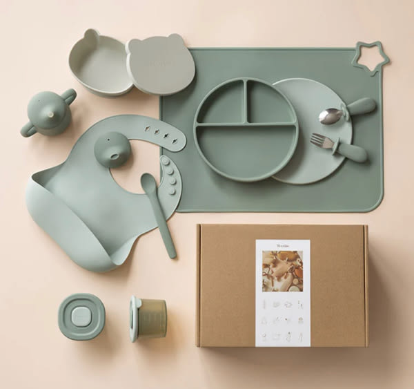 First Bites Gift Set (Sage/Mint)