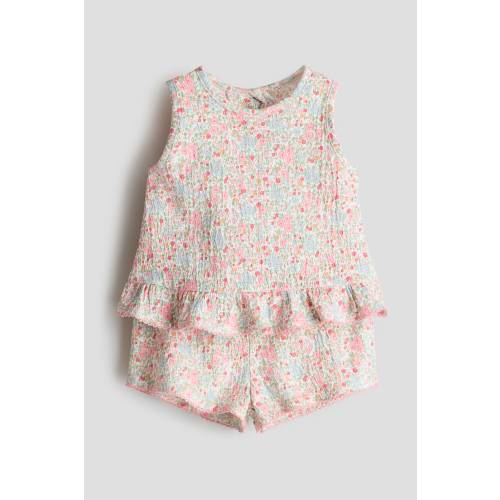 2-PIECE CRINKLED COTTON SET