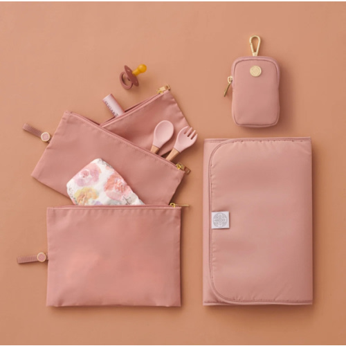 HAPP | Memory Foam Changing Pad | Dusty Rose