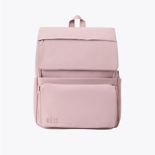 BÉIS 'The Ultimate Diaper Backpack' in Atlas Pink - Best Pink Backpack Diaper Bag