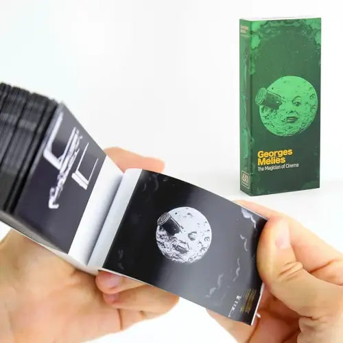 Flipboku Georges Méliès Flipbook with 6 Captivating Animations - Impressive Optical Illusion Game - 6 Fun Animated Stories for The Whole Family - Educational Art Flipbook Toys for Kids & Adults
