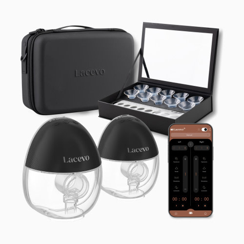Lacevo S70 In-Bra Breast Pump Set - Black