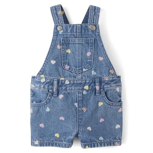 The Children's Place baby-girls And Toddler Girls Denim Shortalls