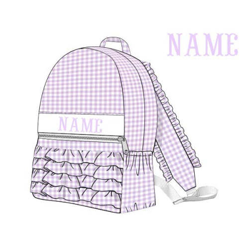 PINK Whimsy Ruffle Backpack