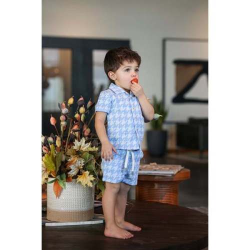 Beach Cabana 2Pc Set, Ocean Blue - Maniere | Maisonette