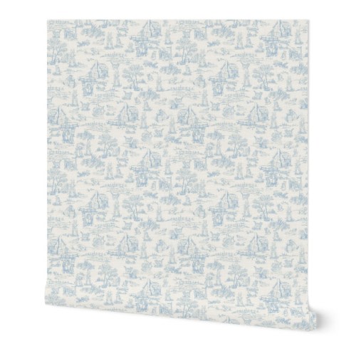 Peter Rabbit Toile Wallpaper | Spoonflower