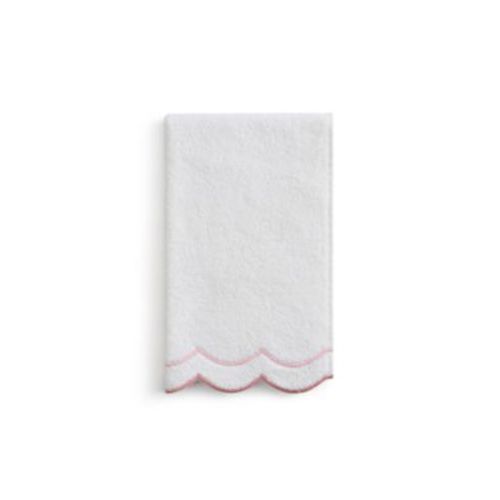 Scallop Cotton Hand Towel, 27" x 16"