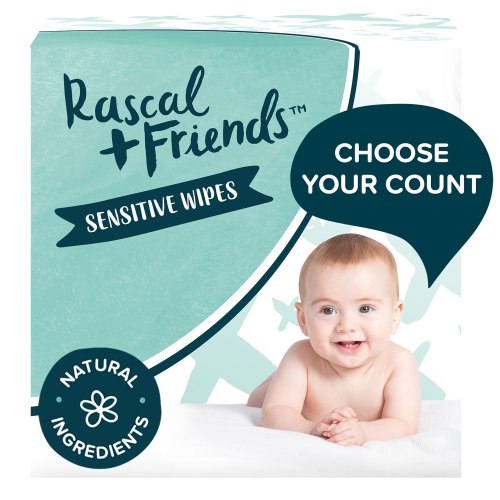 Rascals Sensitive Baby Wipes, 1296 Count (Select for More Options)