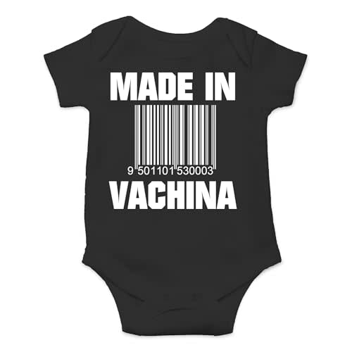 AW Fashions Made in VaChina Baby Bodysuit Funny Cute Baby Girl Clothing or Boy Outfit Infant Romper