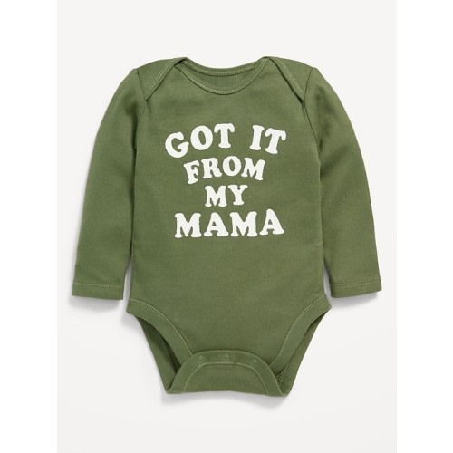 Unisex Long-Sleeve Graphic Bodysuit for Baby