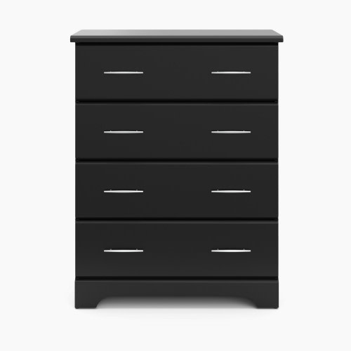 Storkcraft Brookside 4 Drawer Chest - Black
