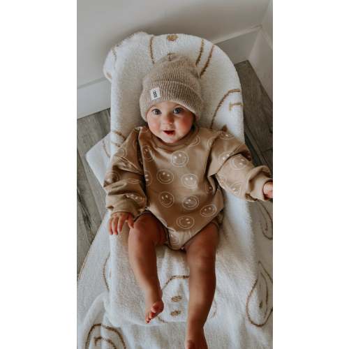 3-6m Long Sleeve Romper | Just Smile