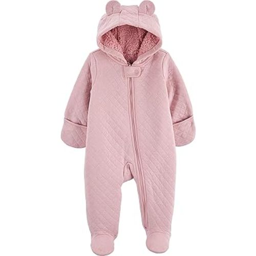 Simple Joys by Carter's unisex-baby Fleece Footed Jumpsuit Pram
